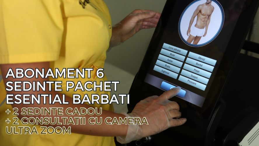 Abonament 6 + 2 Sedinte Gratis Pachet Esential Barbati 4 lungimi unda