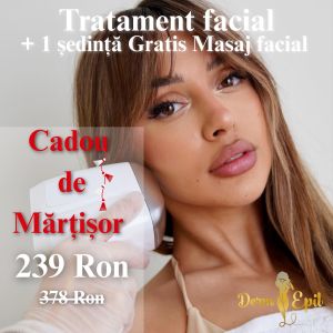 Oferta Martie : Tratament facial + Masaj Facial GRATIS