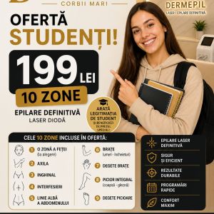 Pachet Studente Epilare Laser 3 Lungimi de Unda