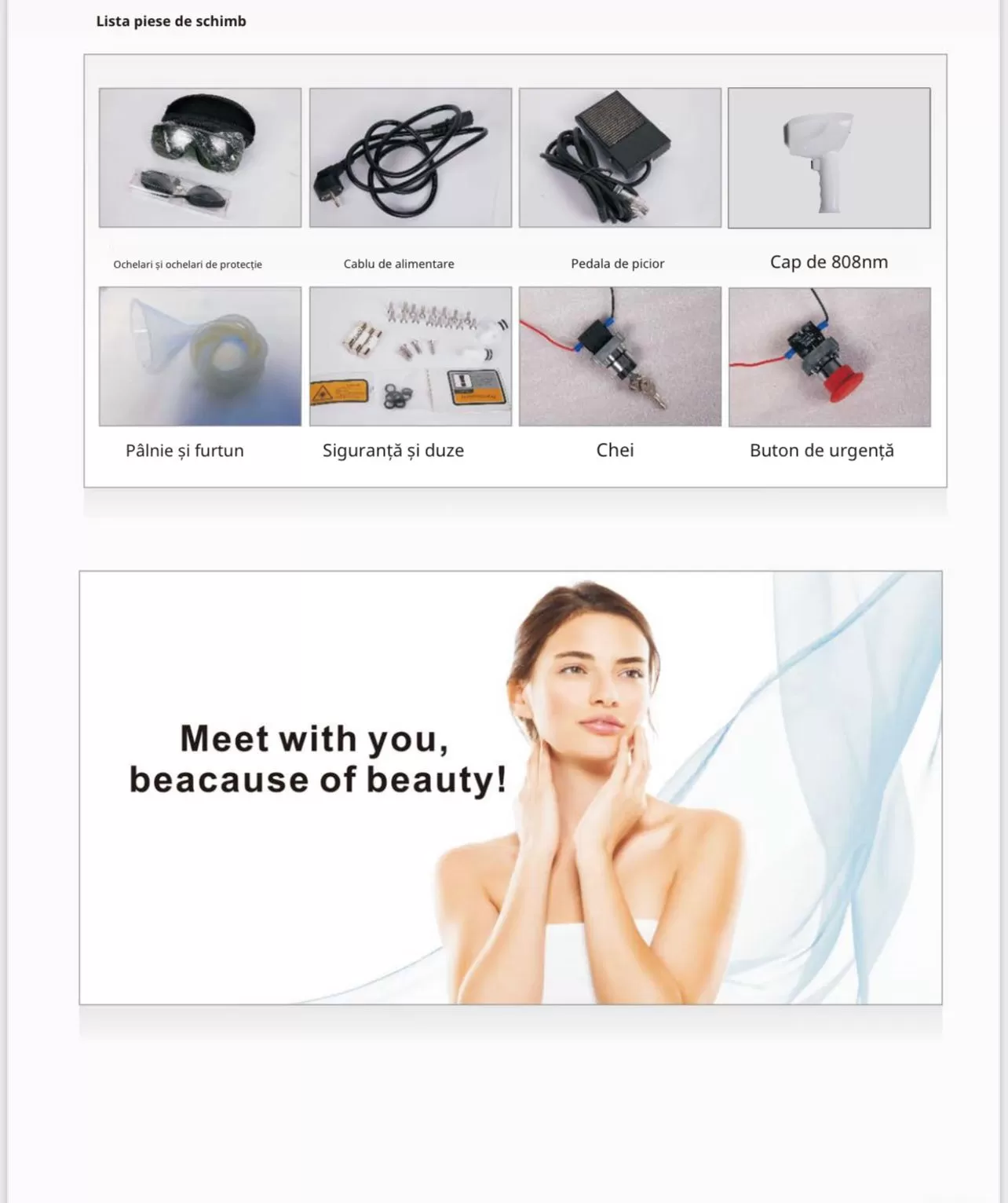 Aparat de Epilare Definitiva cu Laser Dioda cu 4 lungimi de unda - imagine 10