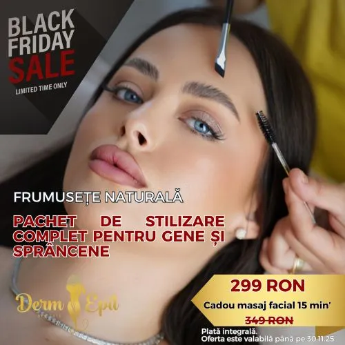 Black Friday Pachet Stilizare Gene & Sprâncene