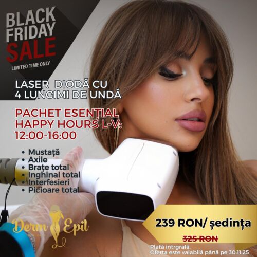 Black Friday Happy Hour(Luni-Vineri 12:00-16:00) – 4 Lungimi de unda