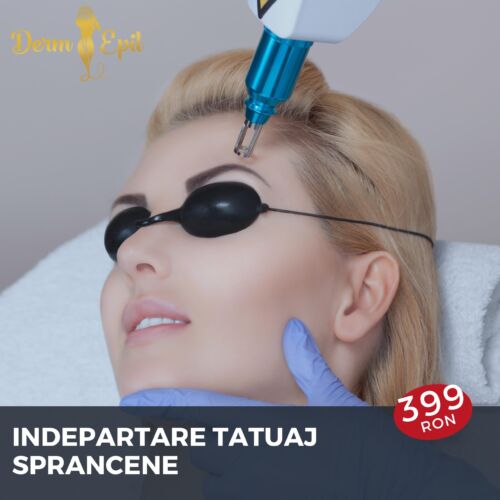 Îndepartare tatuaj sprancene