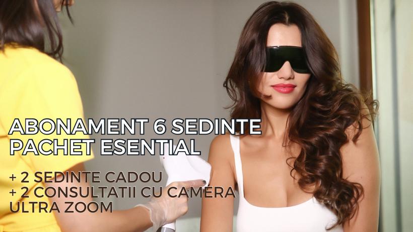 Abonament 6 + 2 Sedinte Gratis Pachet Esential 4 lungimi unda + consultatii cu camera UltraZoom