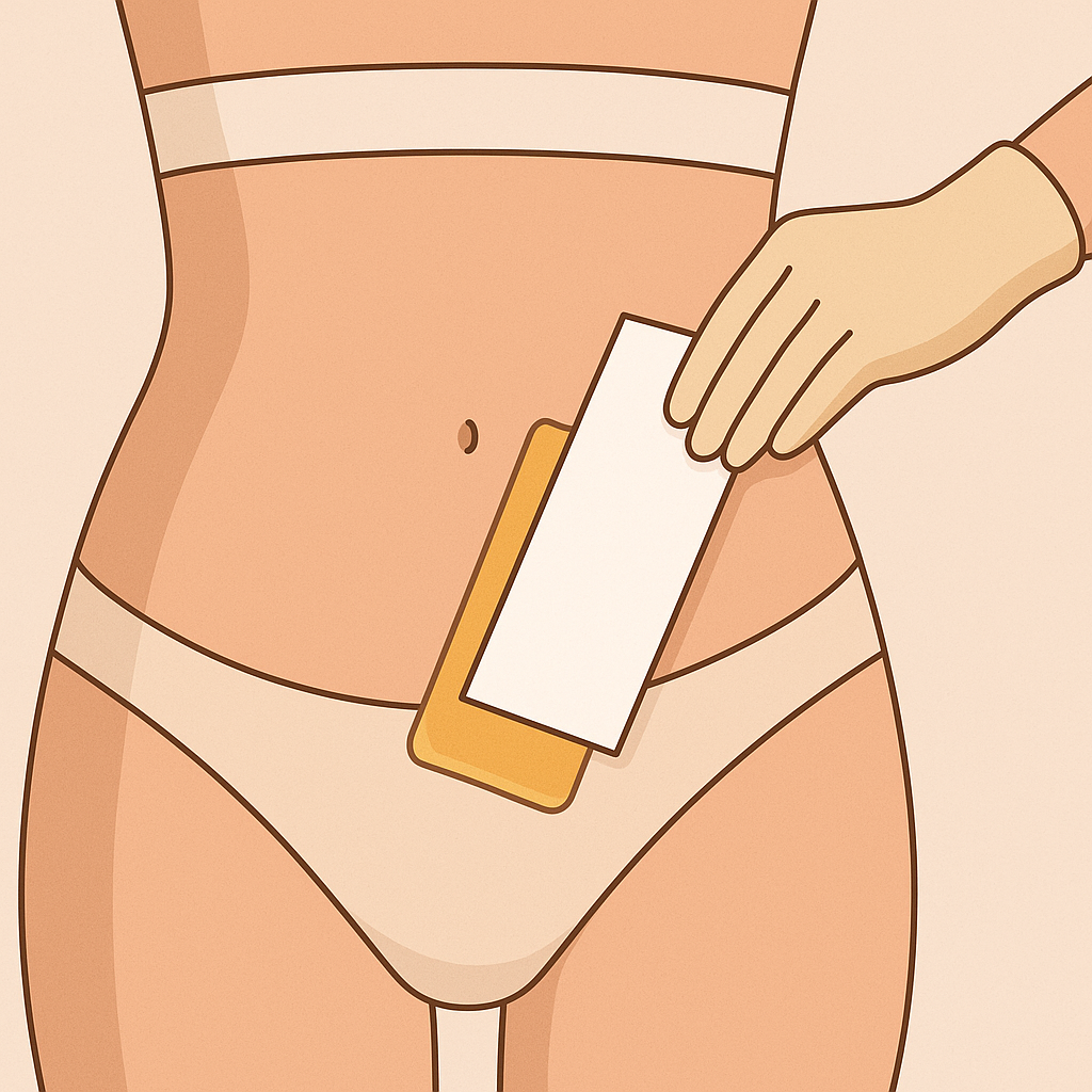 epilare cu ceara abdomen