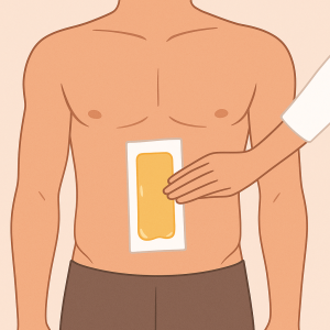 Epilare cu ceară: Abdomen Bărbați