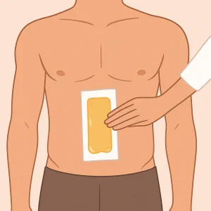 Epilare cu ceară: Abdomen Bărbați