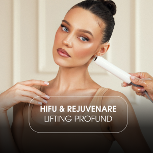 HIFU gușă+contur mandibular+rejuvenare gât