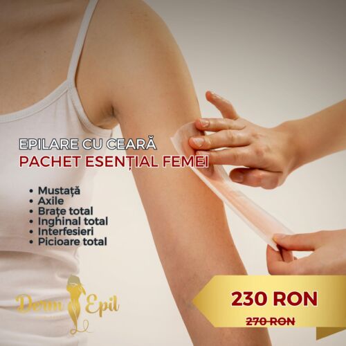Epilare cu ceară Pachet Esential Femei 6 Zone